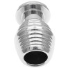 Generique Plug Tunnel en métal Thread Hollow S 6 x 4 cm